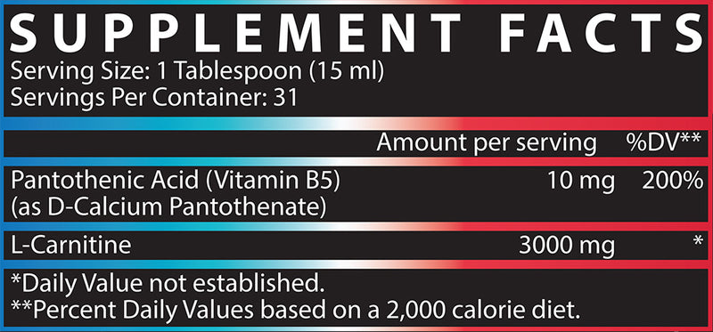 Liquid Carnitine 3000 Facts