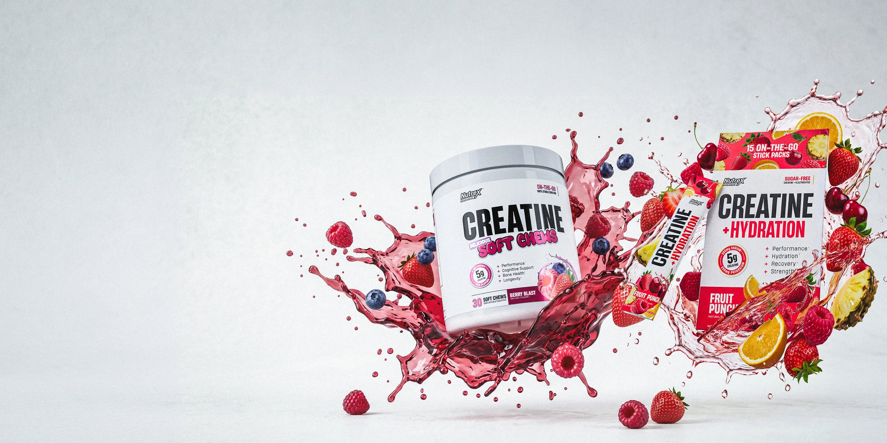 Creatine <br><span style="color: #E90332">On The Go</span>