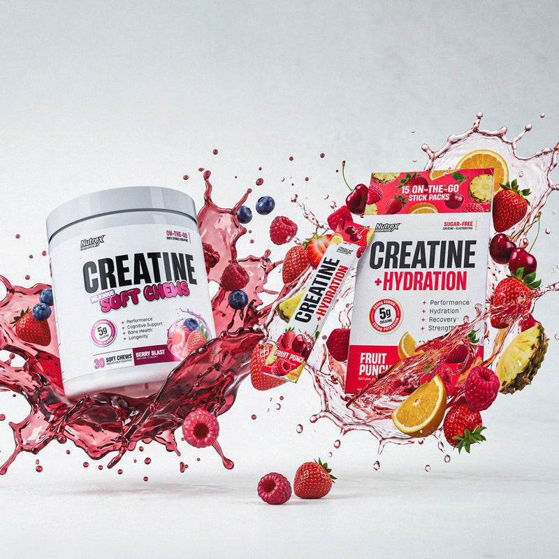 Creatine <br><span style="color: #E90332">On The Go</span>