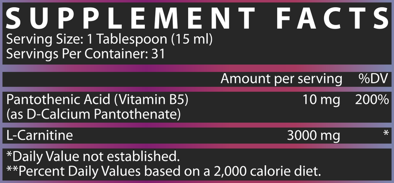 Liquid Carnitine 3000 Facts