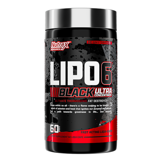 LIPO-6 BLACK – Powerful Fat Burner for Metabolism, Focus & Energy
