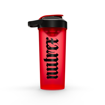 Nutrex Red Frost Gothic Logo Shaker